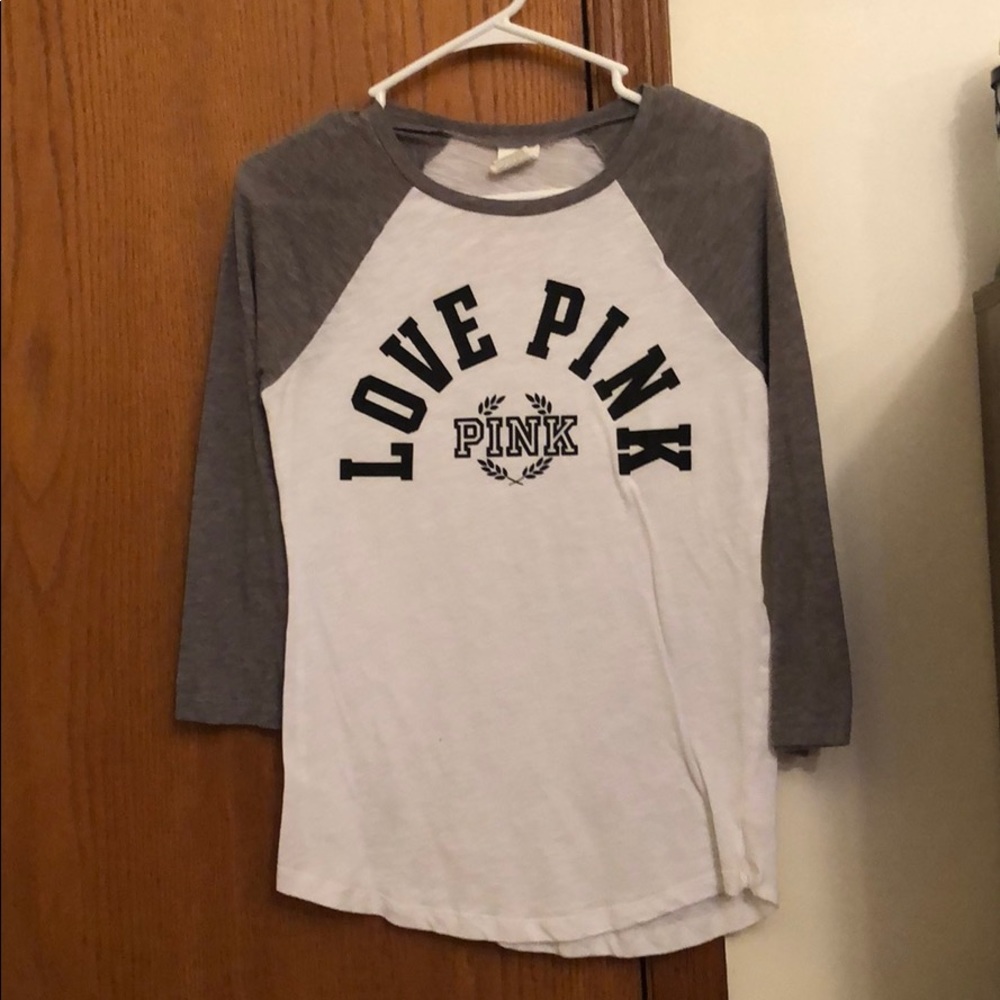 PINK 3/4 quarter sleeve